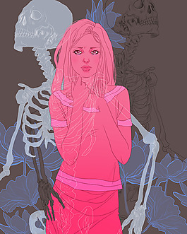 位圖 插畫 時尚插畫 人物插畫 插畫師 免費素材