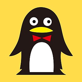 印花矢量圖 T恤圖案 可愛卡通 動物 企鵝 免費素材