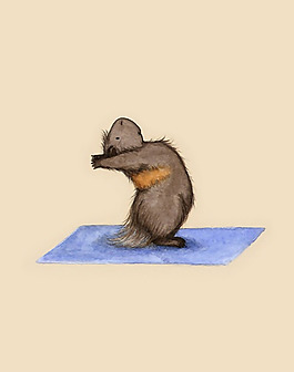 位圖 插畫 動畫插畫 可愛卡通 動物 免費(fèi)素材