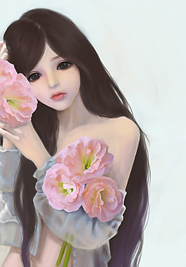 位圖 插畫 時尚插畫 人物插畫 藝術效果 免費素材