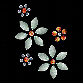 燙鉆 植物 花朵 免費(fèi)素材
