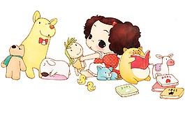 位圖 插畫 動畫插畫 動畫人物 可愛卡通 免費(fèi)素材