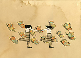 位圖 插畫 時(shí)尚插畫 人物插畫 插畫師 免費(fèi)素材