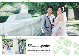 小清新婚紗模板