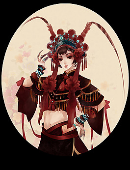 位圖 插畫 時尚插畫 人物插畫 藝術(shù)效果 免費素材