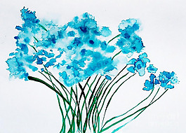 位圖 植物 寫意花卉 花朵 免費素材