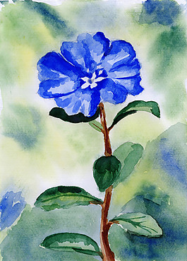 位圖 植物 寫意花卉 花朵 免費素材