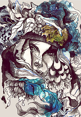 位圖 插畫 時尚插畫 人物插畫 插畫師 免費素材