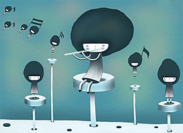位圖 插畫 時尚插畫 卡通插畫 插畫師 免費素材