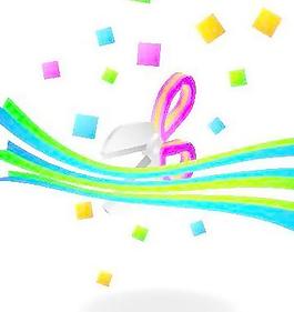 韓國矢量節(jié)日彩帶剪彩圖庫14
