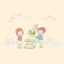 印花矢量圖 T恤圖案 卡通人物 男孩 女孩 免費(fèi)素材