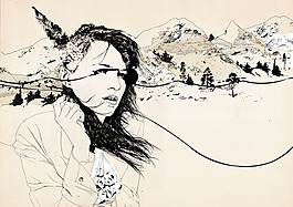 位圖 插畫 時(shí)尚插畫 人物插畫 插畫師 免費(fèi)素材
