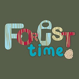 印花矢量圖 T恤圖案 可愛卡通 文字 英文 免費(fèi)素材