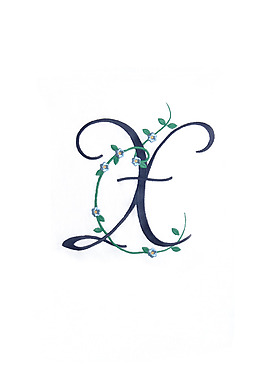 繡花 文字 英文 字母 免費(fèi)素材