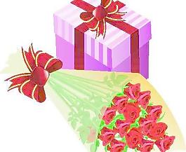 韓國情人節(jié)玫瑰花束AI矢量圖