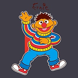 印花矢量圖 T恤圖案 圖文結(jié)合 卡通形象 人物 免費(fèi)素材
