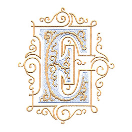 繡花 花紋 植物花紋 文字 免費(fèi)素材