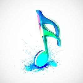 抽象的音符