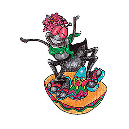 繡花 動(dòng)物 昆蟲 螞蟻 免費(fèi)素材