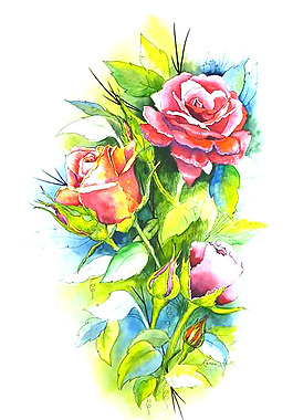 位圖 植物 寫意花卉 花朵 免費(fèi)素材