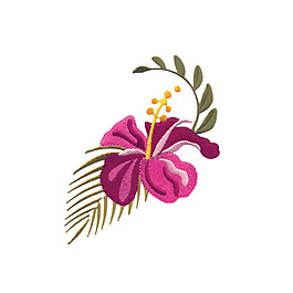 繡花 植物 花朵 免費(fèi)素材