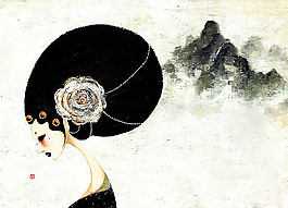 位圖 插畫 時(shí)尚插畫 人物插畫 藝術(shù)效果 免費(fèi)素材