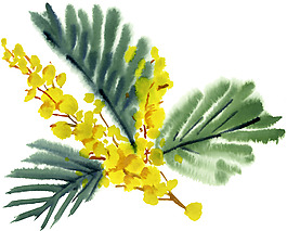 位圖 植物 寫意花卉 花朵 免費素材