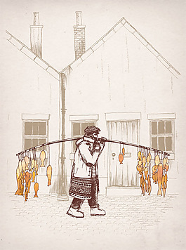 位圖 插畫 時尚插畫 插畫師 David 免費素材