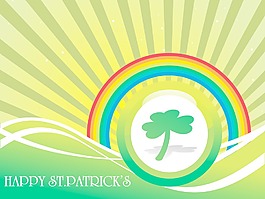 射線背景17三月的彩虹