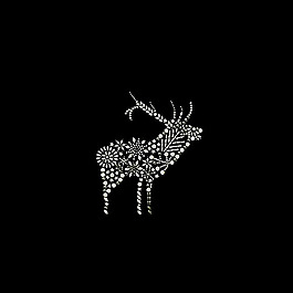 燙鉆 動(dòng)物 鹿 免費(fèi)素材