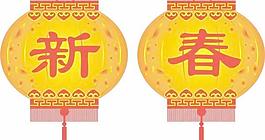 新春燈籠CDR矢量圖