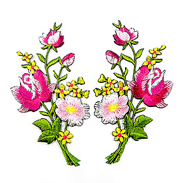繡花 植物 花朵 免費素材