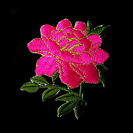 繡花 植物 花朵 花紋 免費(fèi)素材