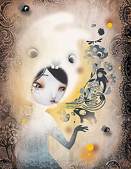 位圖 插畫 時(shí)尚插畫 卡通插畫 人物插畫 免費(fèi)素材
