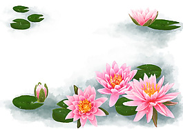 位圖 PSD 植物 寫(xiě)意花卉 花朵 免費(fèi)素材