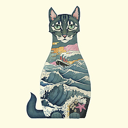 位圖 插畫 時尚插畫 動物插畫 插畫師 免費素材