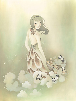 位圖 插畫 時尚插畫 人物插畫 卡通插畫 免費素材