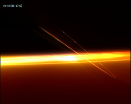 黃色光帶閃亮效果高清視頻