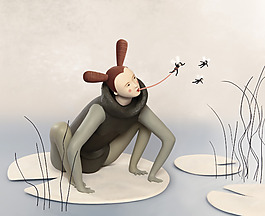 位圖 插畫 時(shí)尚插畫 人物插畫 插畫師 免費(fèi)素材