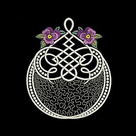 绣花 花纹 植物花纹 花朵 抽象花纹 免费素材