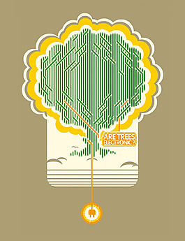 位圖 插畫 時尚插畫 植物 樹 免費素材