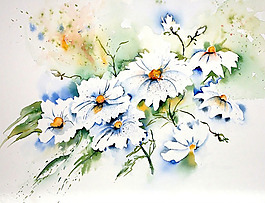 位圖 植物 寫意花卉 花朵 免費(fèi)素材