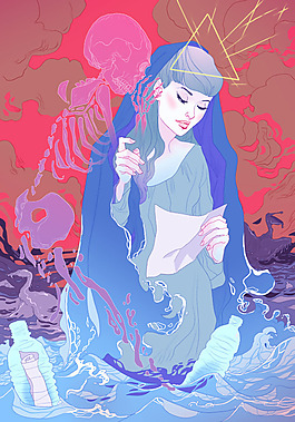 位圖 插畫 時(shí)尚插畫 人物插畫 插畫師 免費(fèi)素材