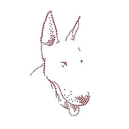 燙鉆 動物 狗 免費素材