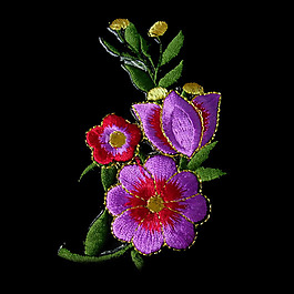 繡花 植物 花朵 免費(fèi)素材