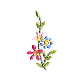 繡花 植物 花朵 免費(fèi)素材