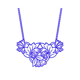 繡花 領(lǐng)邊 植物 花朵 免費(fèi)素材