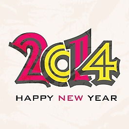 2014新年快樂的慶祝活動背景