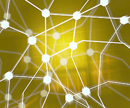 網(wǎng)絡(luò)黃色背景