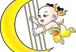 春節(jié)娃娃AI矢量圖